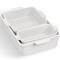Best Choice Products Ceramic Bakeware Set of 3 Casserole, Loaf, and Square Dishes w/ Handles